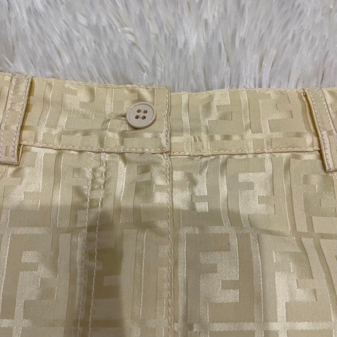 FENDI フェンディ ズッカ柄 ロゴ ナイロン スカート