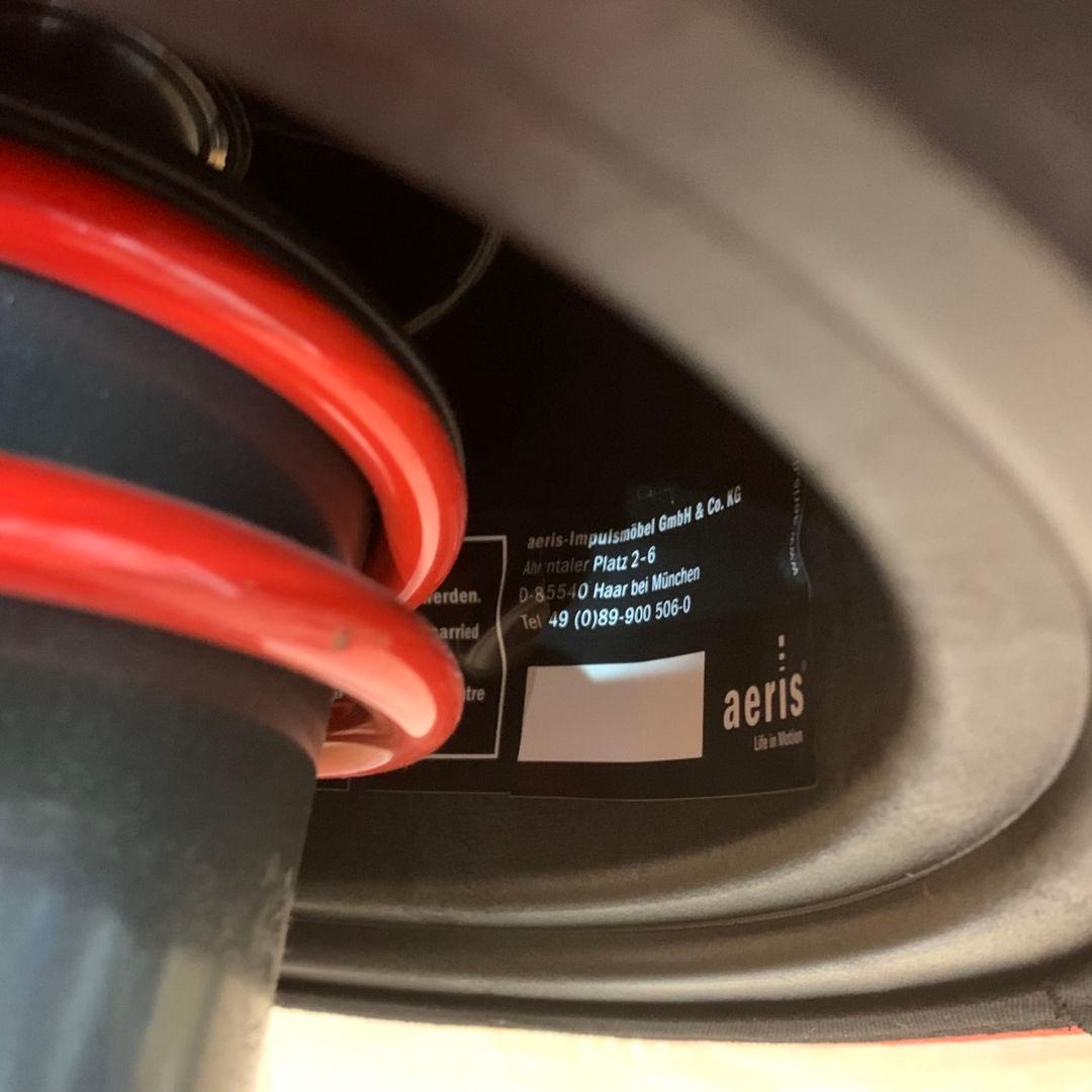 H694\" aeris swopper エルゴノミクスチェア HLSW01 赤