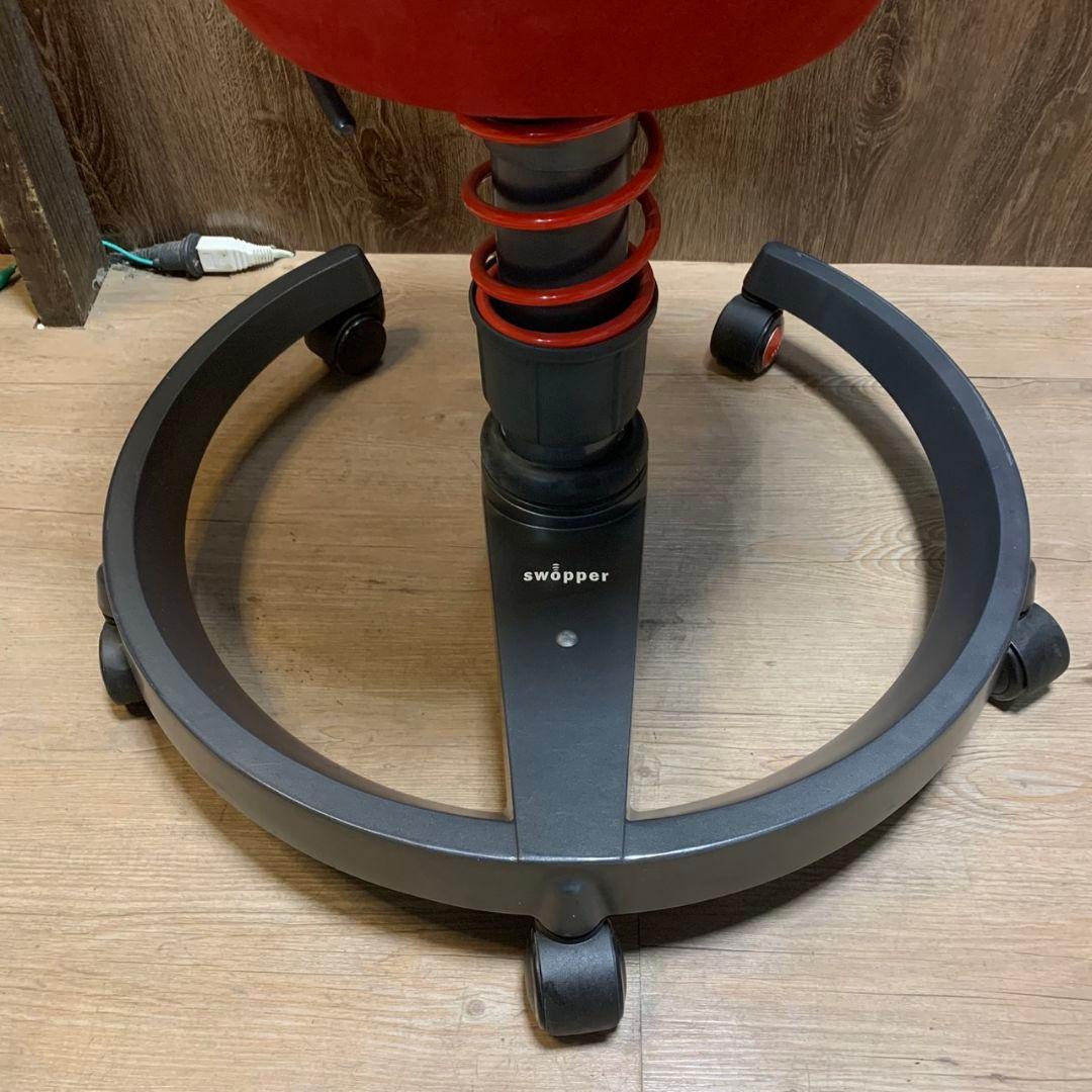 H694\" aeris swopper エルゴノミクスチェア HLSW01 赤