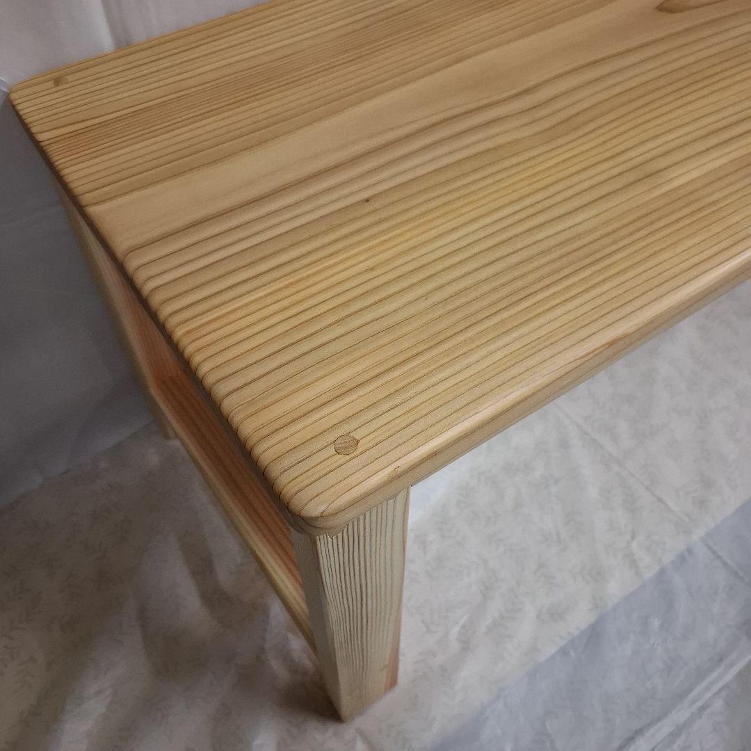 天然杉一枚板　テーブル　サイドテーブル　コーヒーテーブル　作業台　ベンチ　TV台