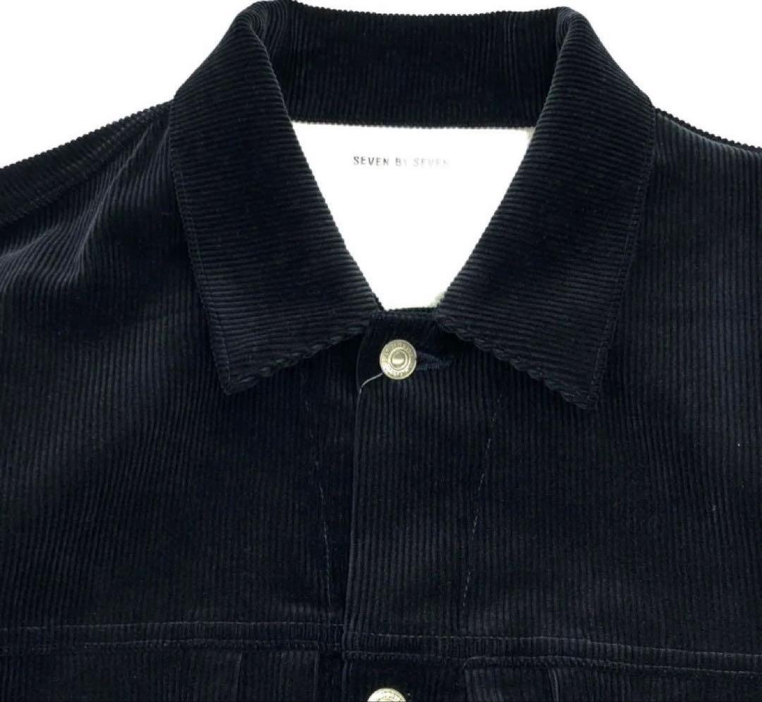 SEVEN BY SEVEN 24AW コーデュロイジャケット グレー　Ｌ