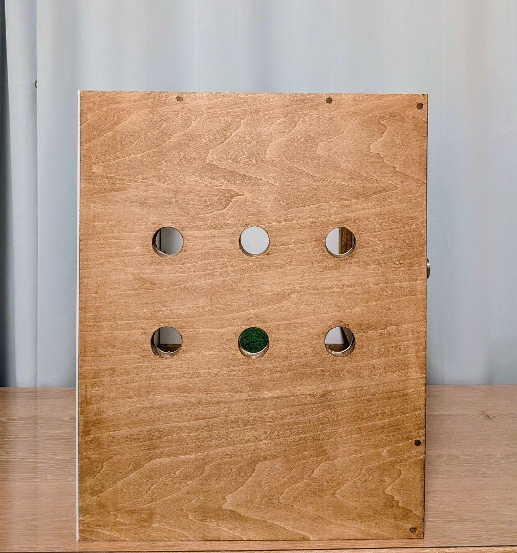 木製フクロウケージ・鳥用ケージ 引き出し付き 450×350×450 （送料込）