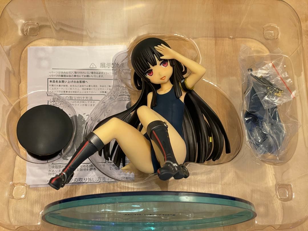 【中古品】Q-six まいてつ ハチロク 紺スク水フィギュア