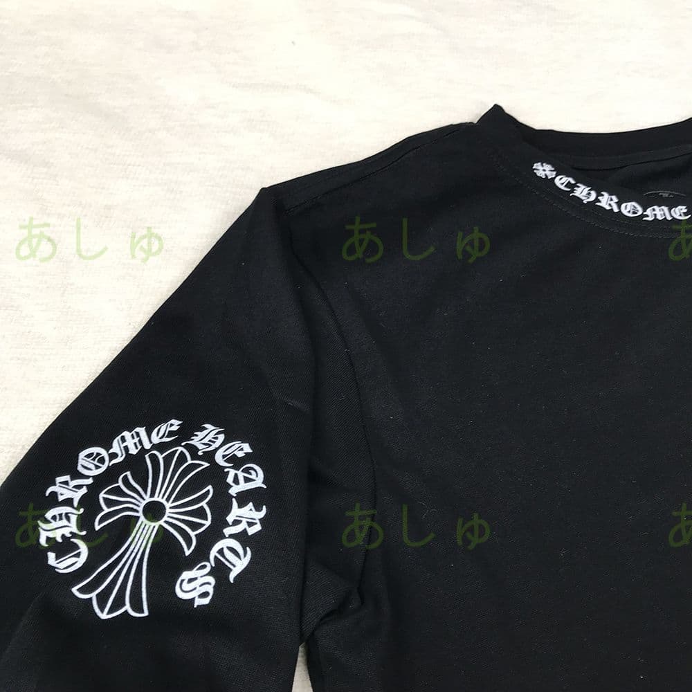 値下！Chrome Hearts ブラッククロムハーツ 長袖Tシャツ M