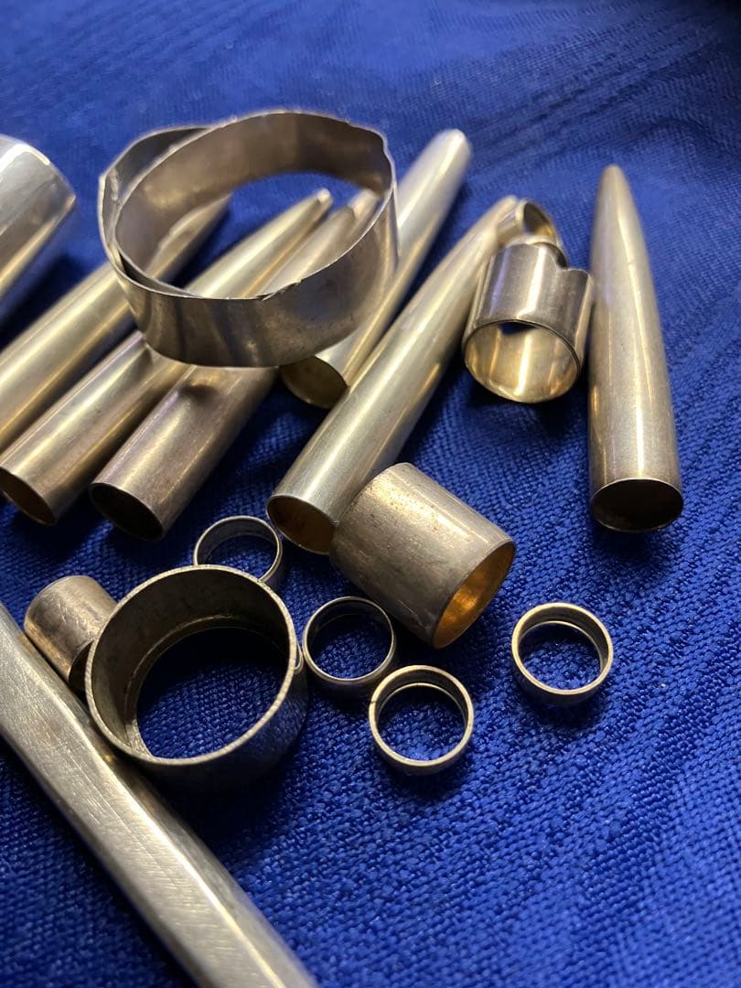 シルバー925 万年筆部品　金属製パーツセット 101g 銀細工用　まとめ