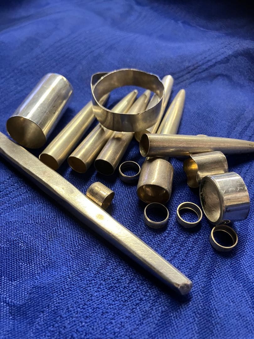 シルバー925 万年筆部品　金属製パーツセット 101g 銀細工用　まとめ