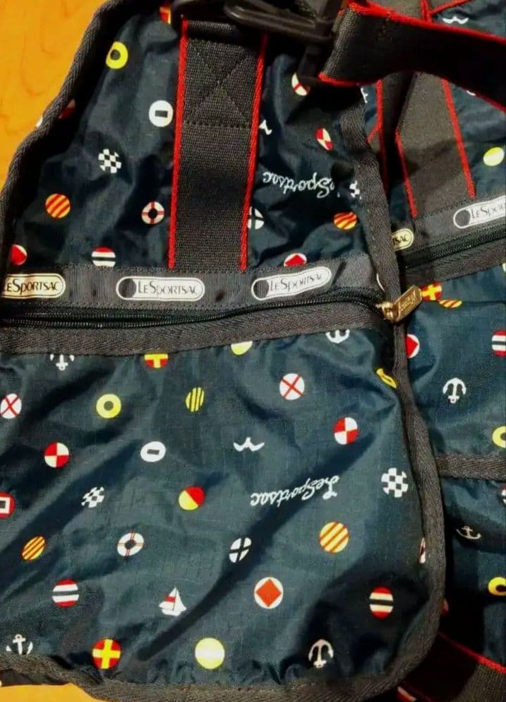 レスポートサック　2wayボストンバッグ　マリン　大容量　旅行