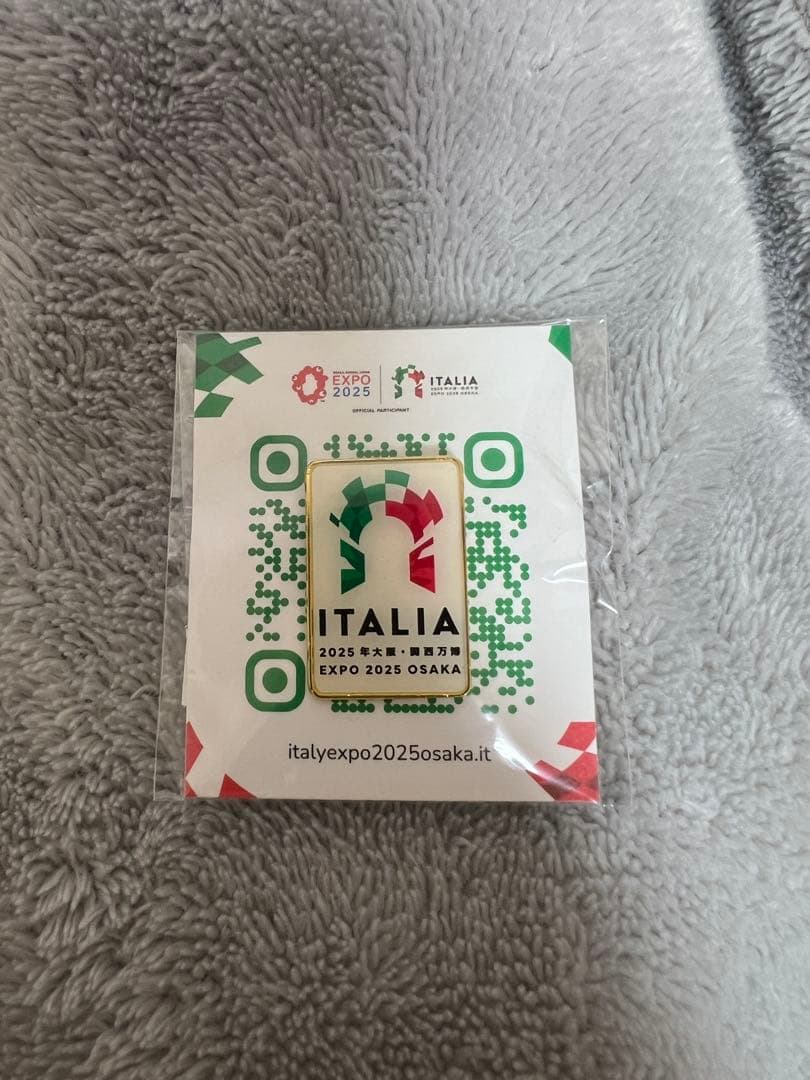 【新品非売品】EXPO大阪　イタリア館　ピンバッチ
