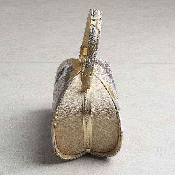 【新品】世美庵 謹製 正絹 西陣織草履バッグセット 24cm 古典柄 03216