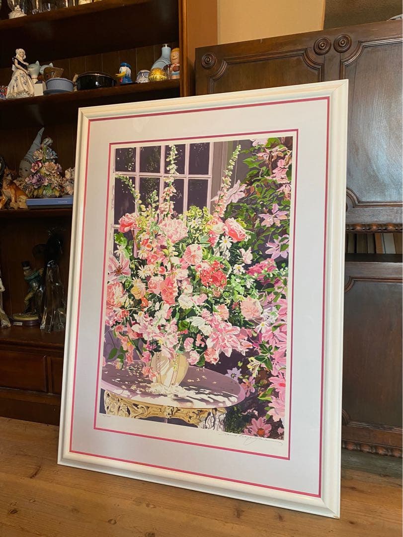 デビット・ロイド・グローバー リトグラフ カントリーガーデン 絵画 インテリア