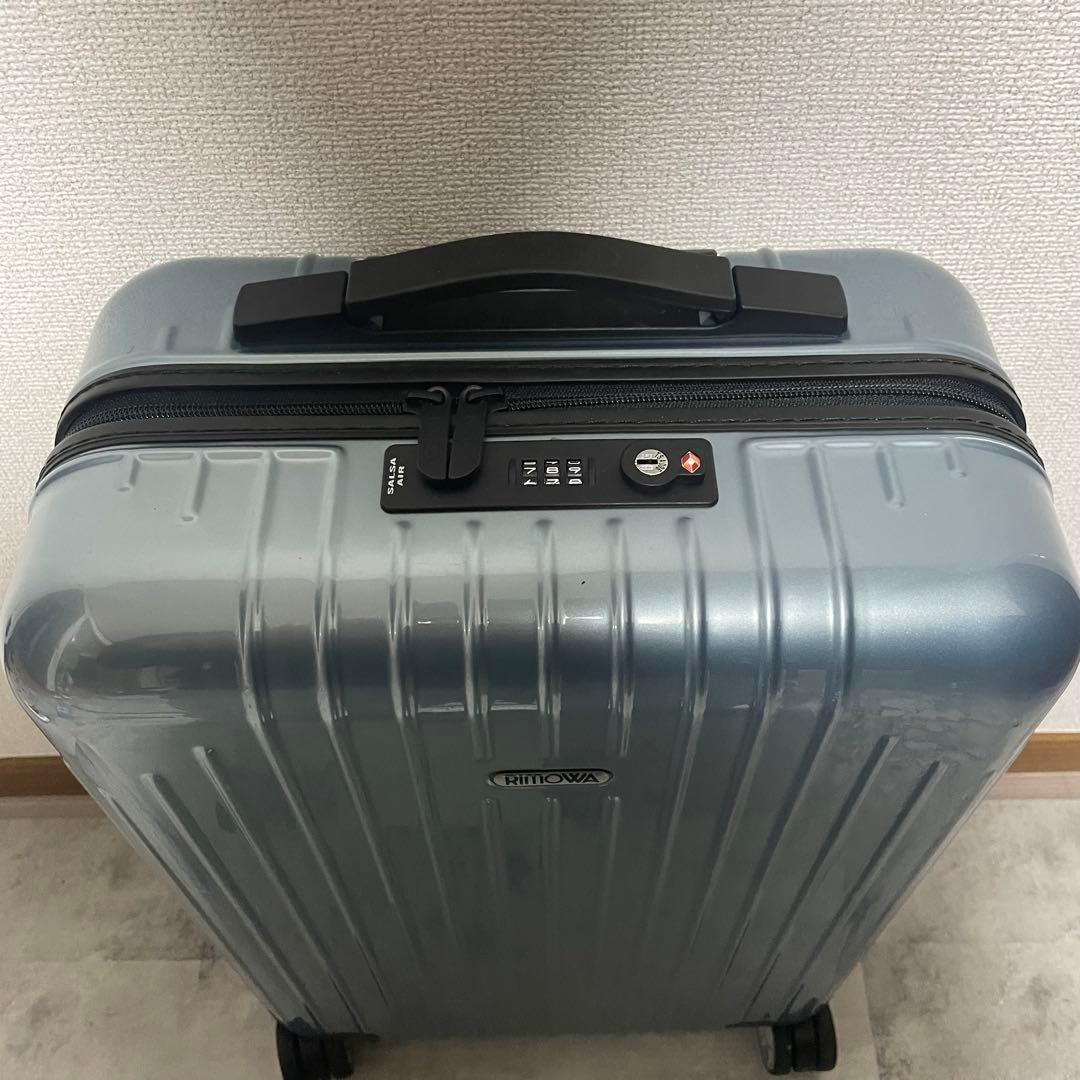 リモワ　サルサエアー　4輪　機内持ち込み　ブルー　キャリーケース　RIMOWA