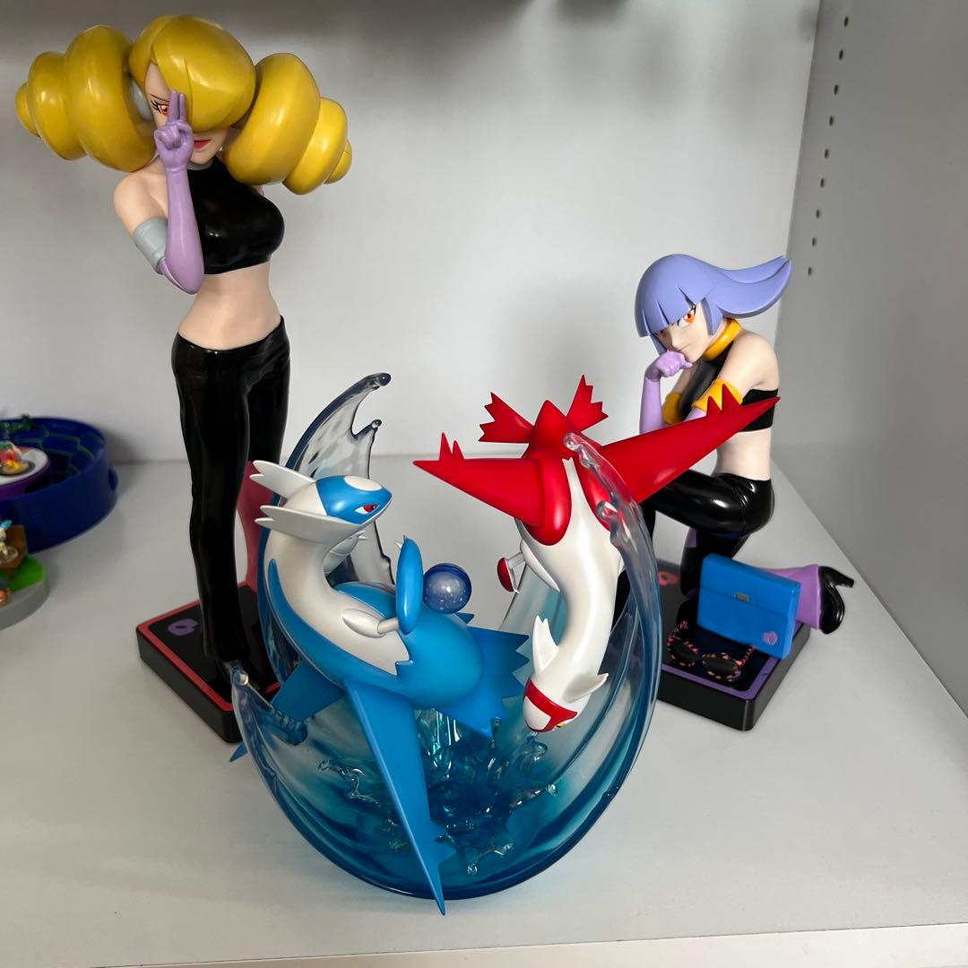 水の都の護神ラティアスとラティオス　こころのしずく　ザンナーとリオン　フィギュア