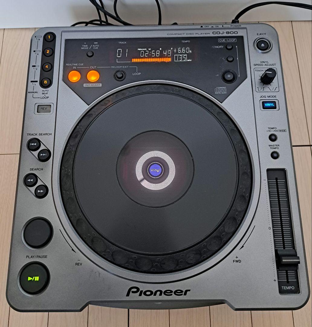 パイオニア Pioneer CDJ-800 シルバー DJ機材