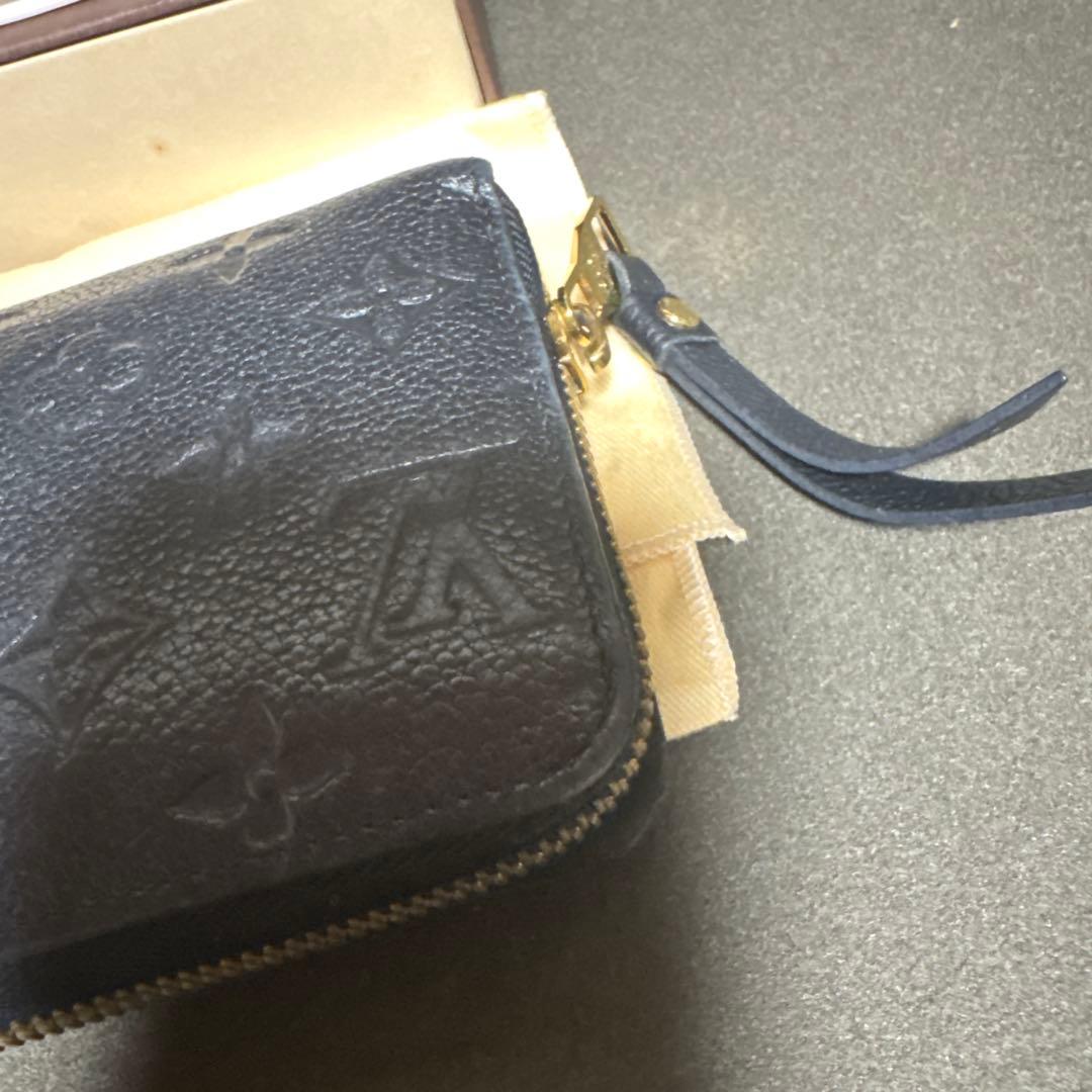 ルイヴィトン アンプラント ポルトフォイユ クレマンス 黒 長財布