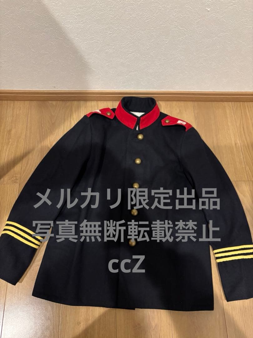濃紺　明治陸軍　27連隊　軍装上着➕軍帽　濃紺ウール製　精密復刻版 小号