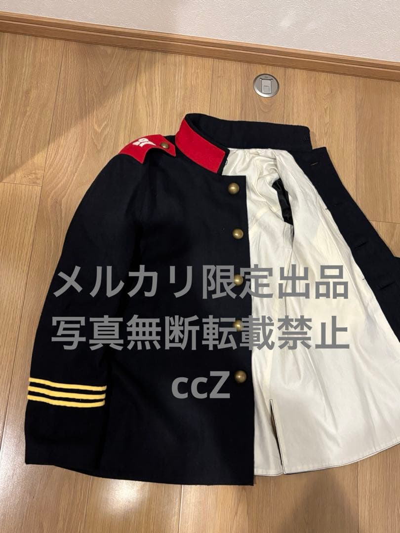 濃紺　明治陸軍　27連隊　軍装上着➕軍帽　濃紺ウール製　精密復刻版 小号