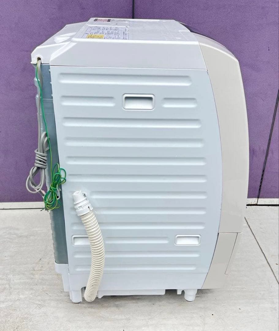 日立 ドラム式洗濯機 本体 ホワイトBD-S8800L 2016年