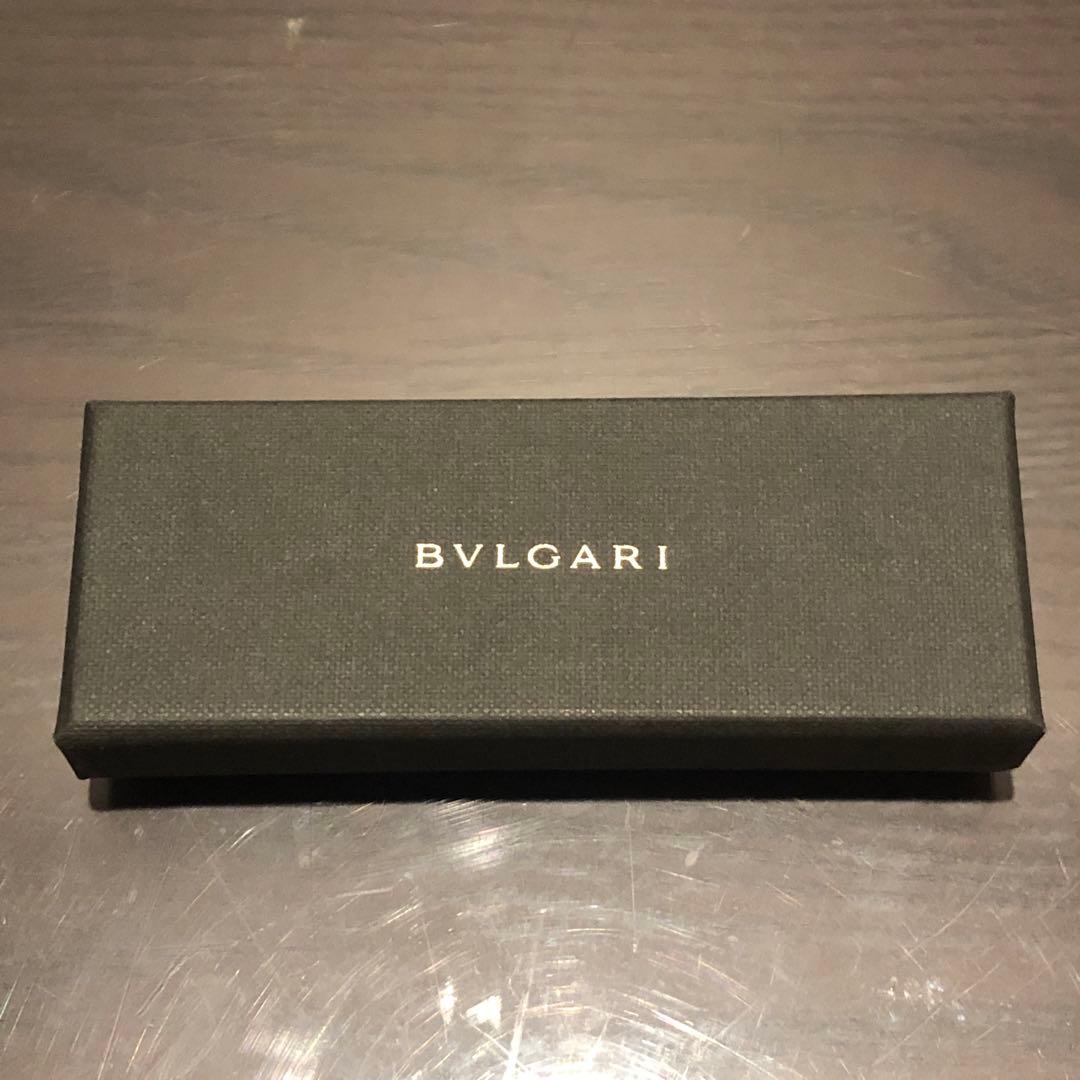 BVLGARI ストラップ　レザー　ライトブルー　新品　タグ