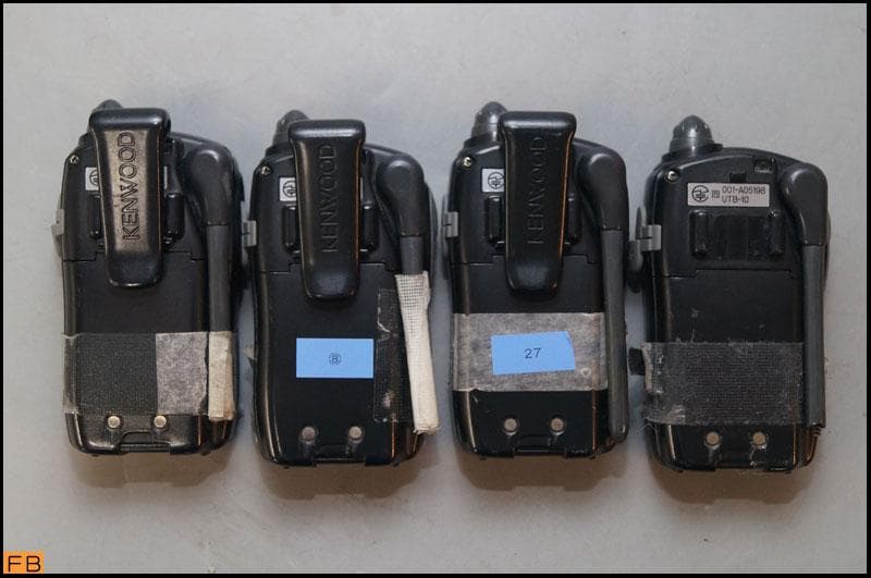 KENWOOD 特定小電力トランシーバー UTB-10 4個 充電台付