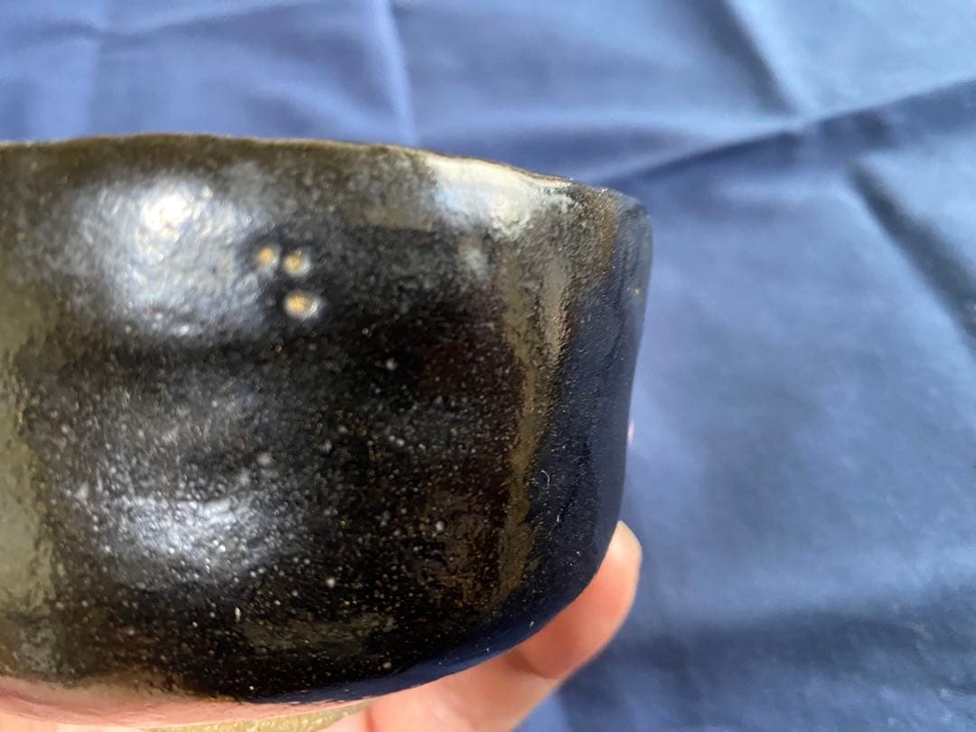 楽焼　黒茶碗