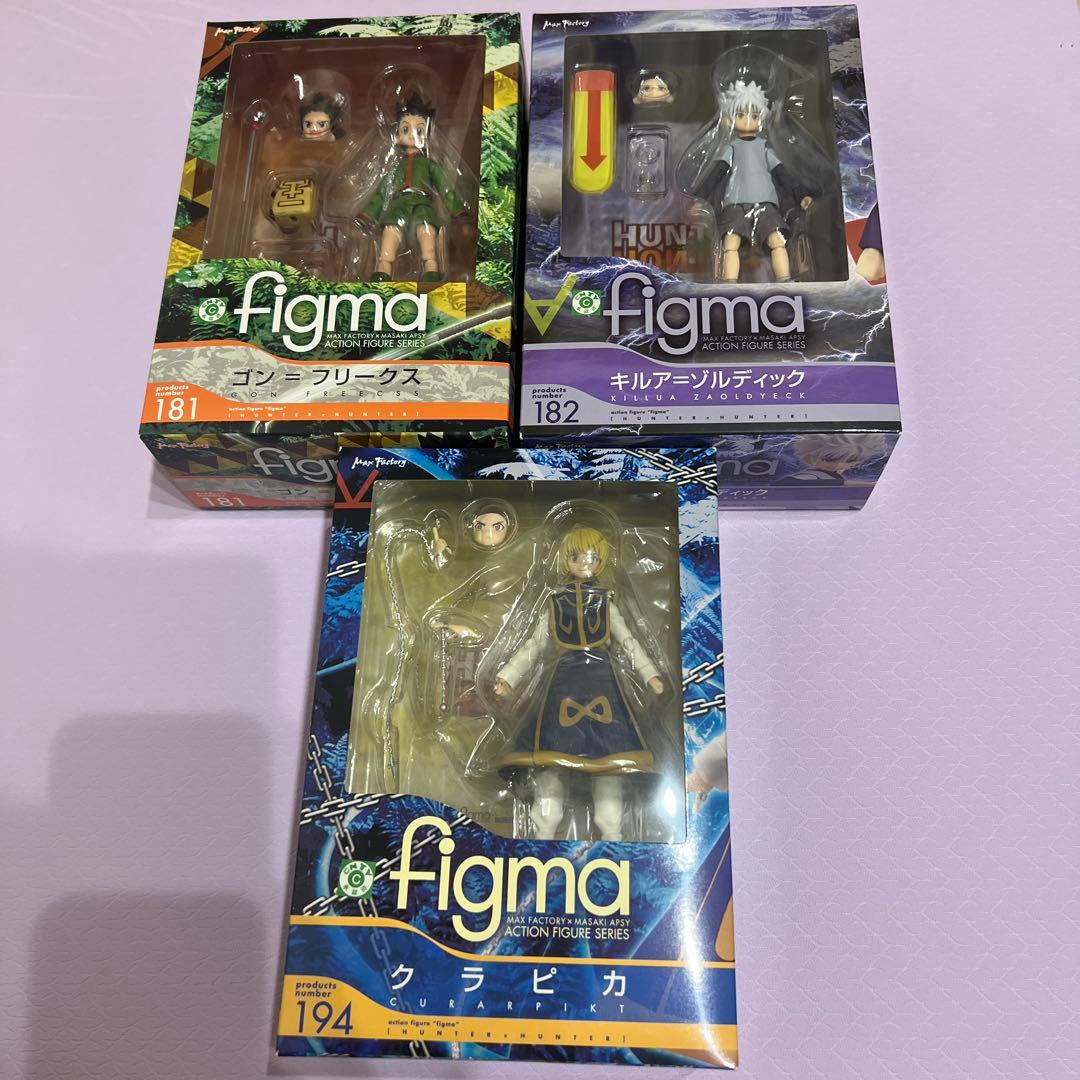 HUNTER×HUNTER figma フィギュア　キルア　ゴン　クラピカ