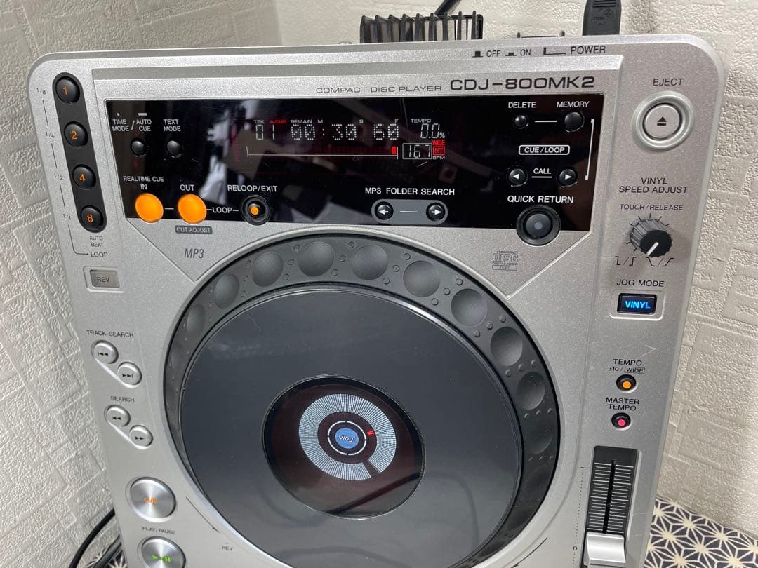 pioneer dj パイオニア　CDJ-800mk2 レンズメンテナンス