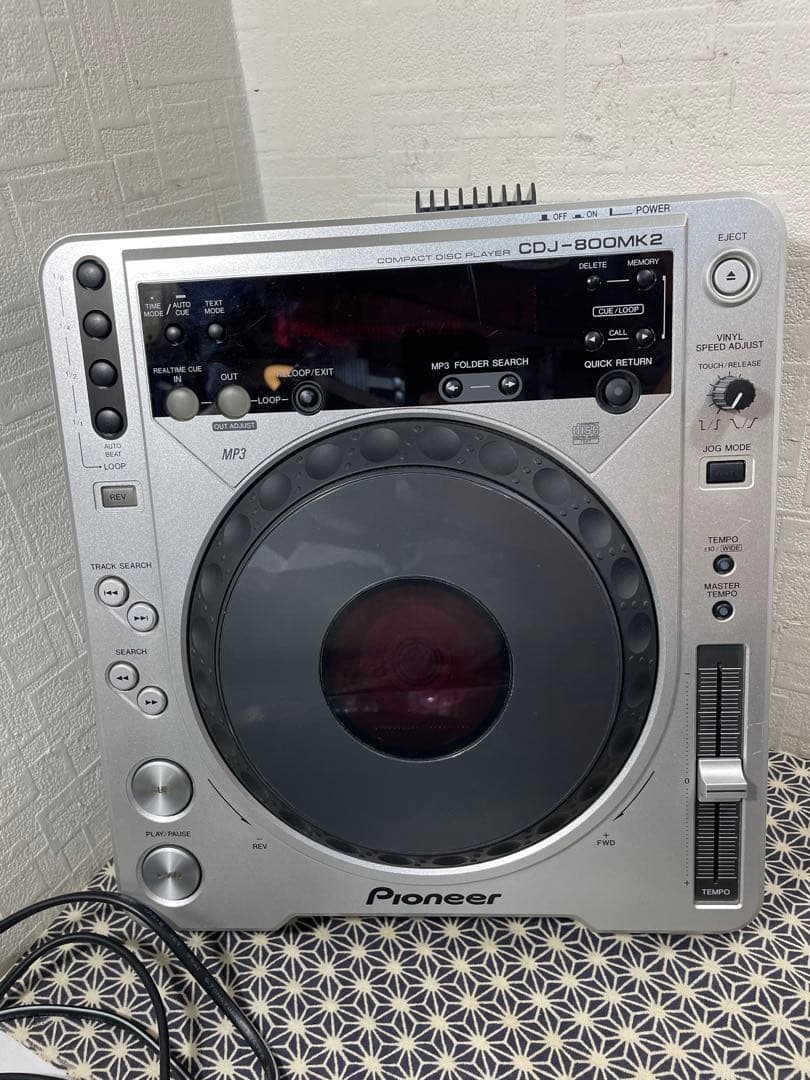 pioneer dj パイオニア　CDJ-800mk2 レンズメンテナンス