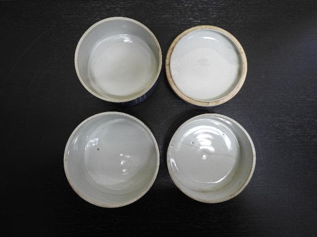 伊万里染付丸三段重MA319