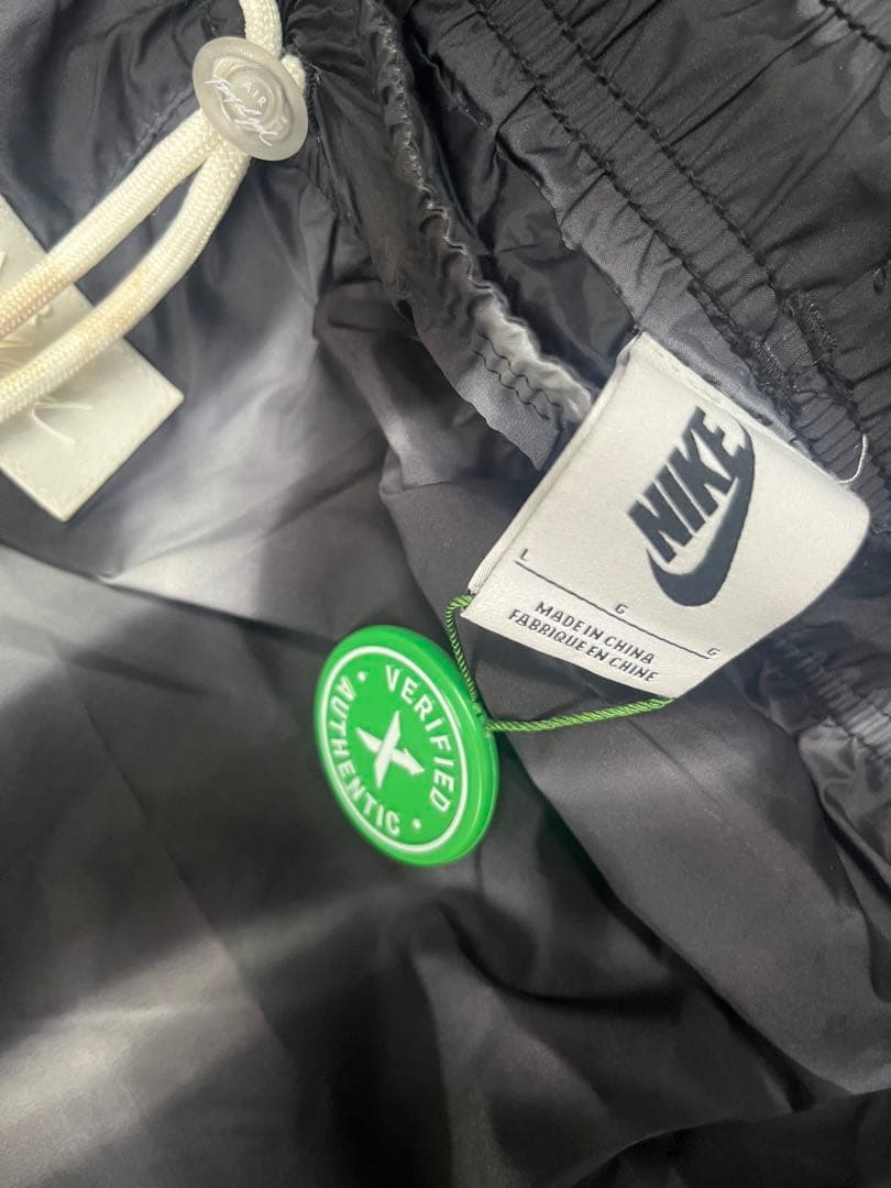 NIKE Fear of God コラボ サルエルパンツ 黒と白 ストライプ