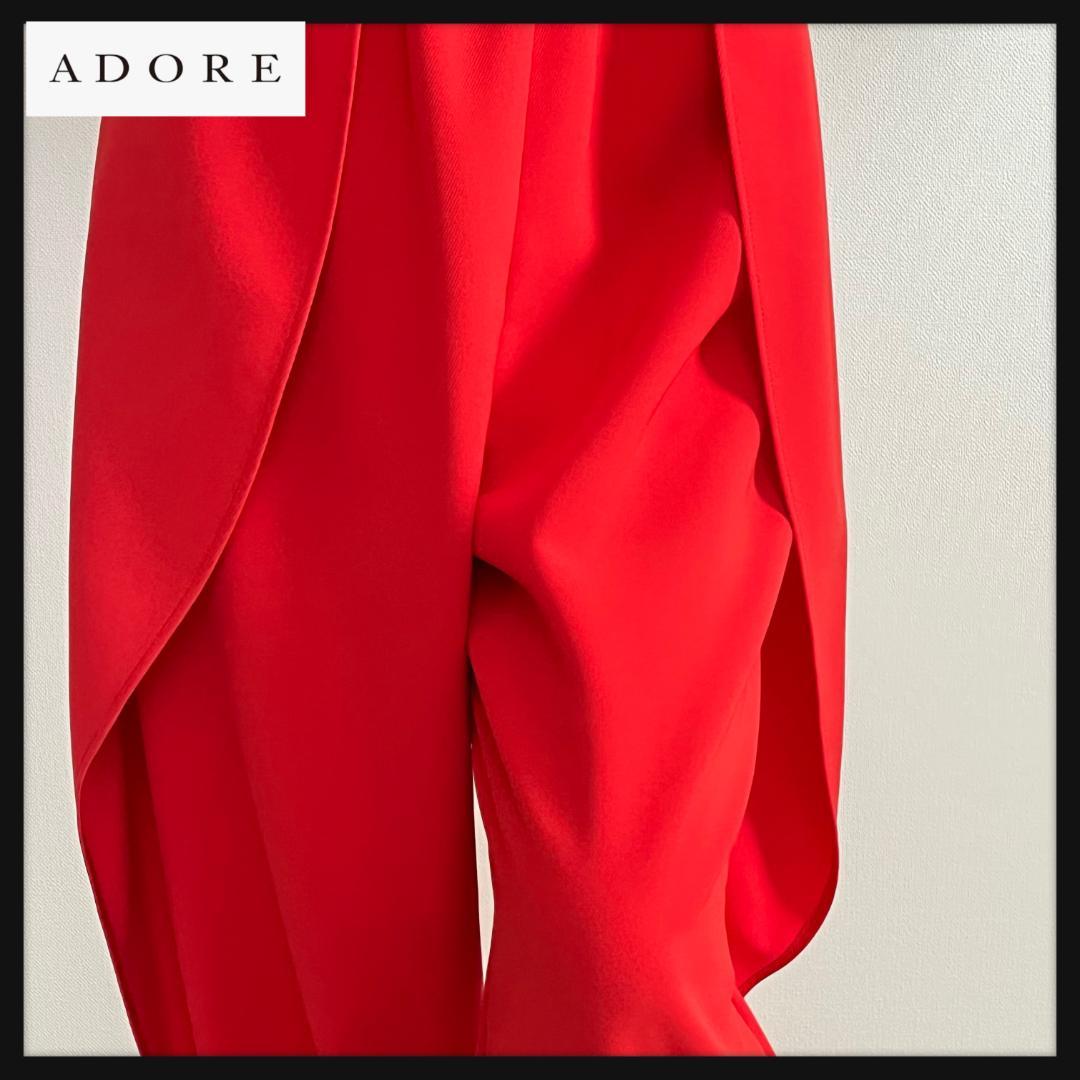 【希少】ADOREアドーア/サルエルパンツ/ウエストゴム仕様FREEサイズ