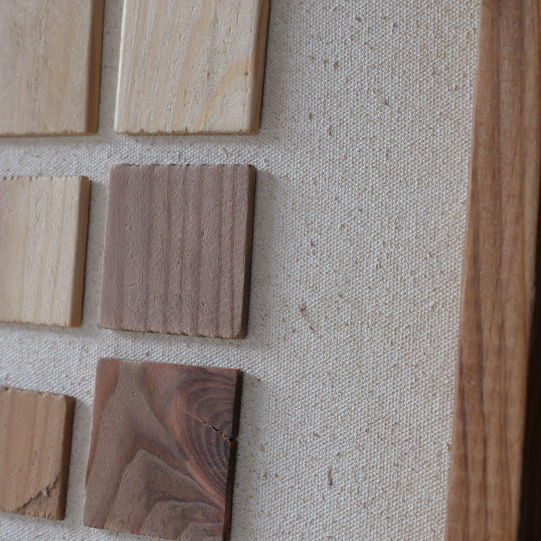 古材×帆布　アート