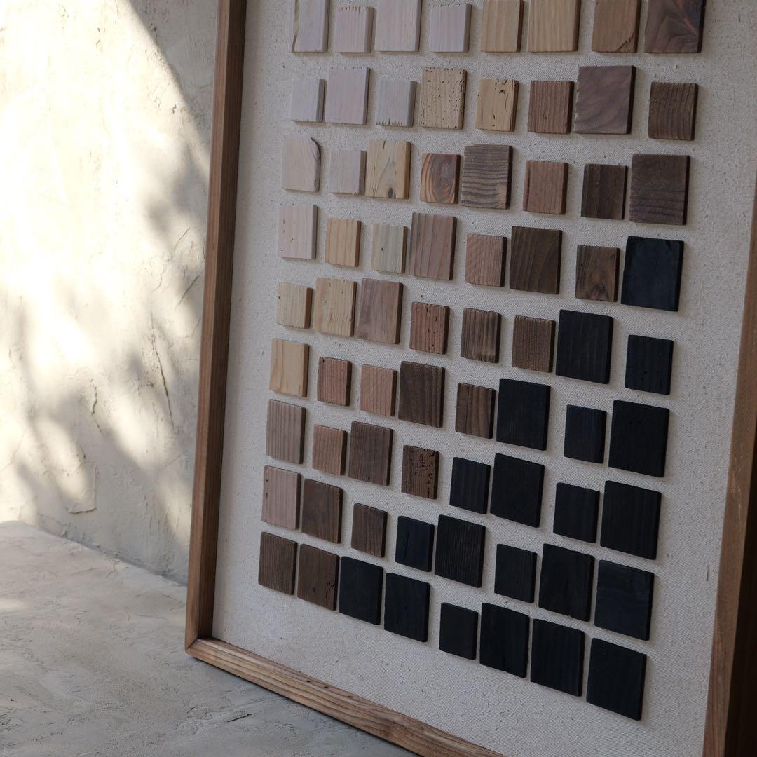 古材×帆布　アート