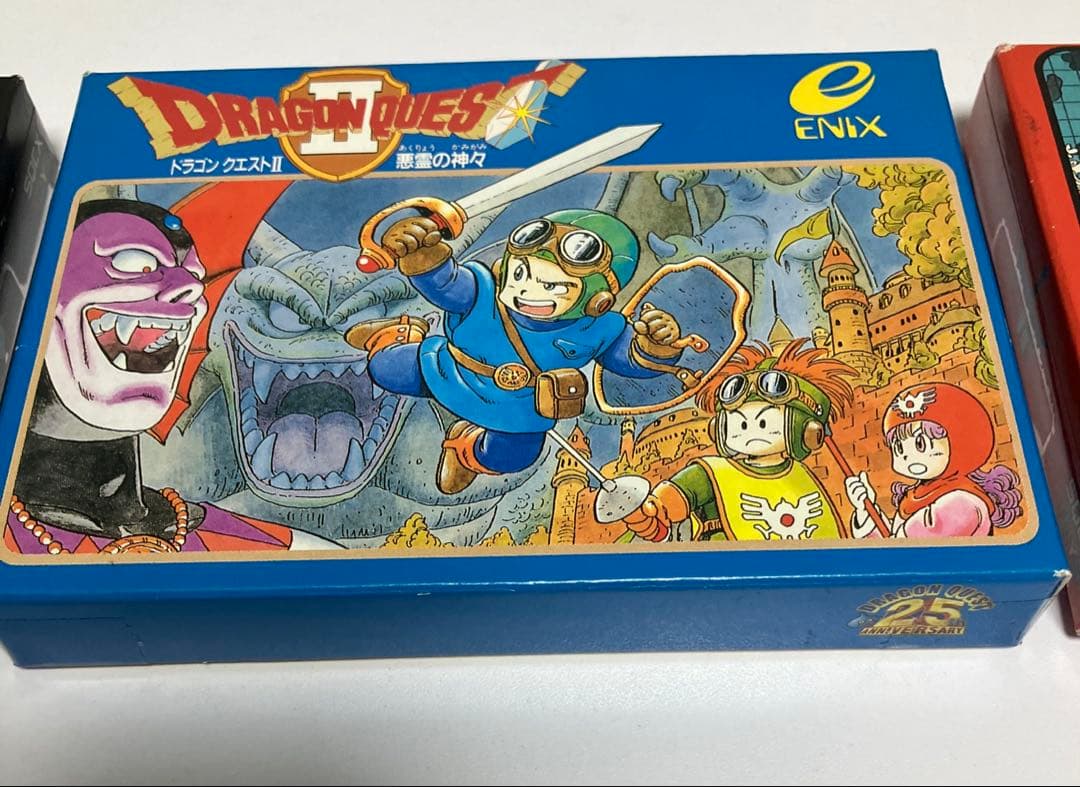 ファミコン版『ドラクエⅠ』『II』『III』パッケージデザインジグソーパズル