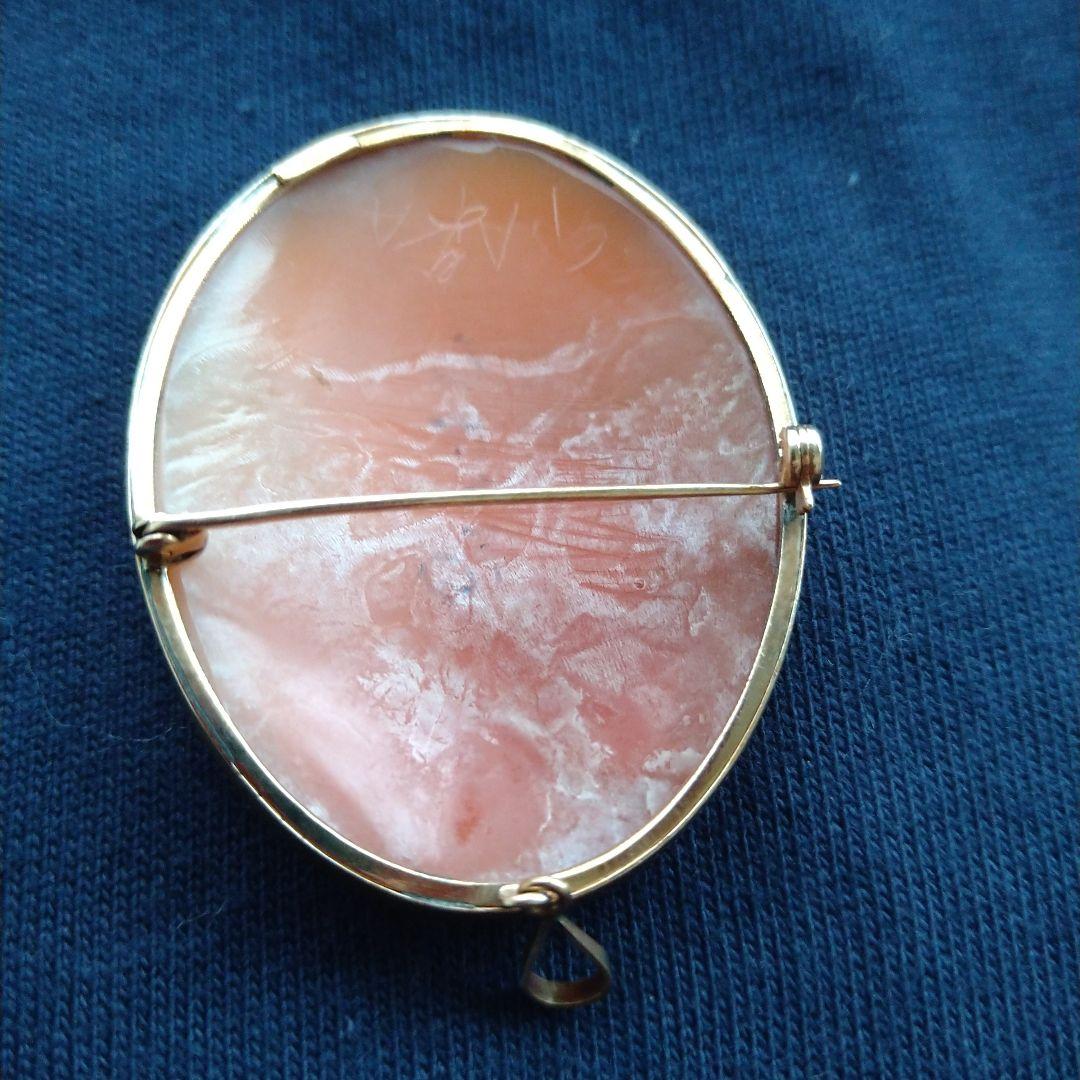 Donadio工房 ヴィンテージカメオブローチ K14