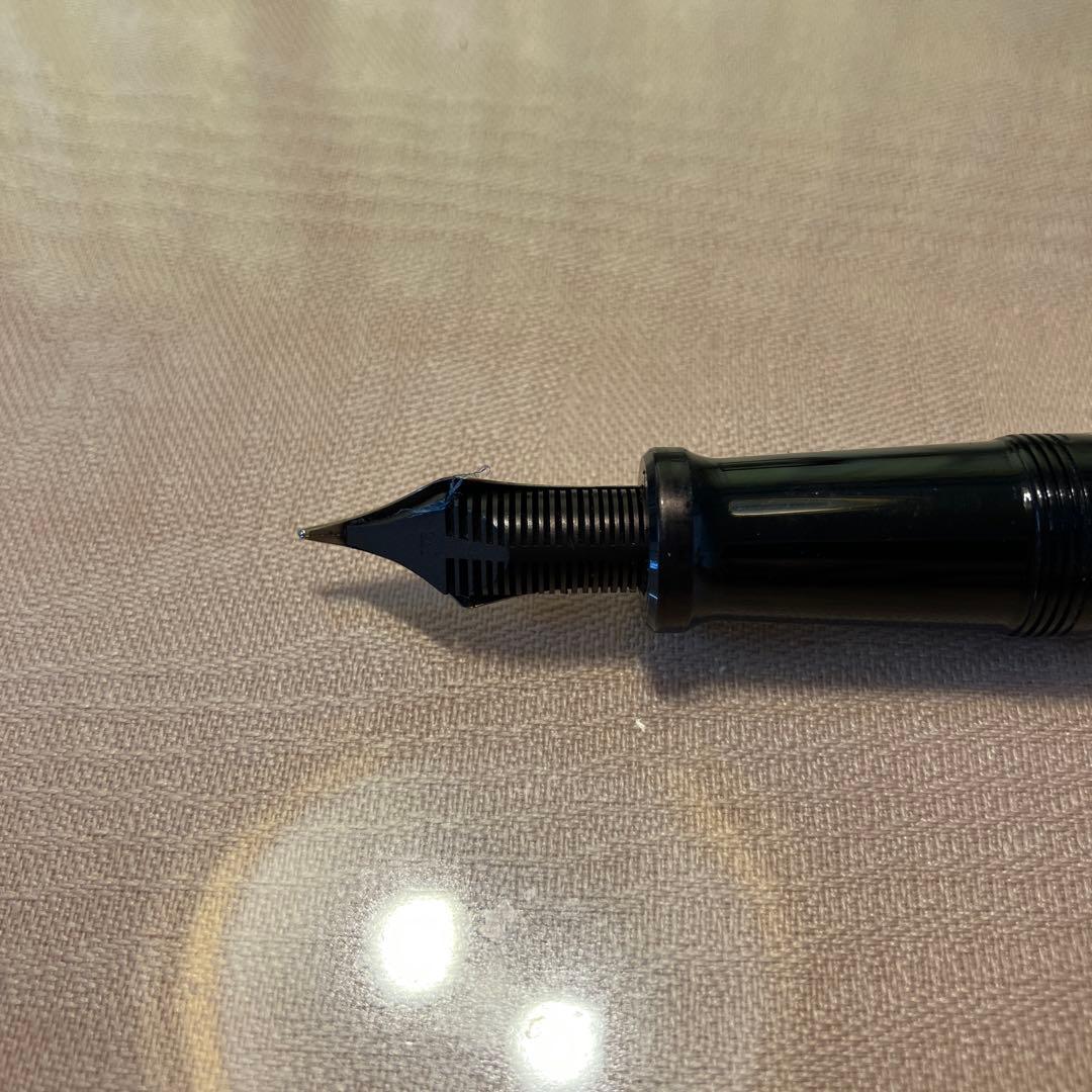 AURORA 赤と黒の万年筆 2本セット