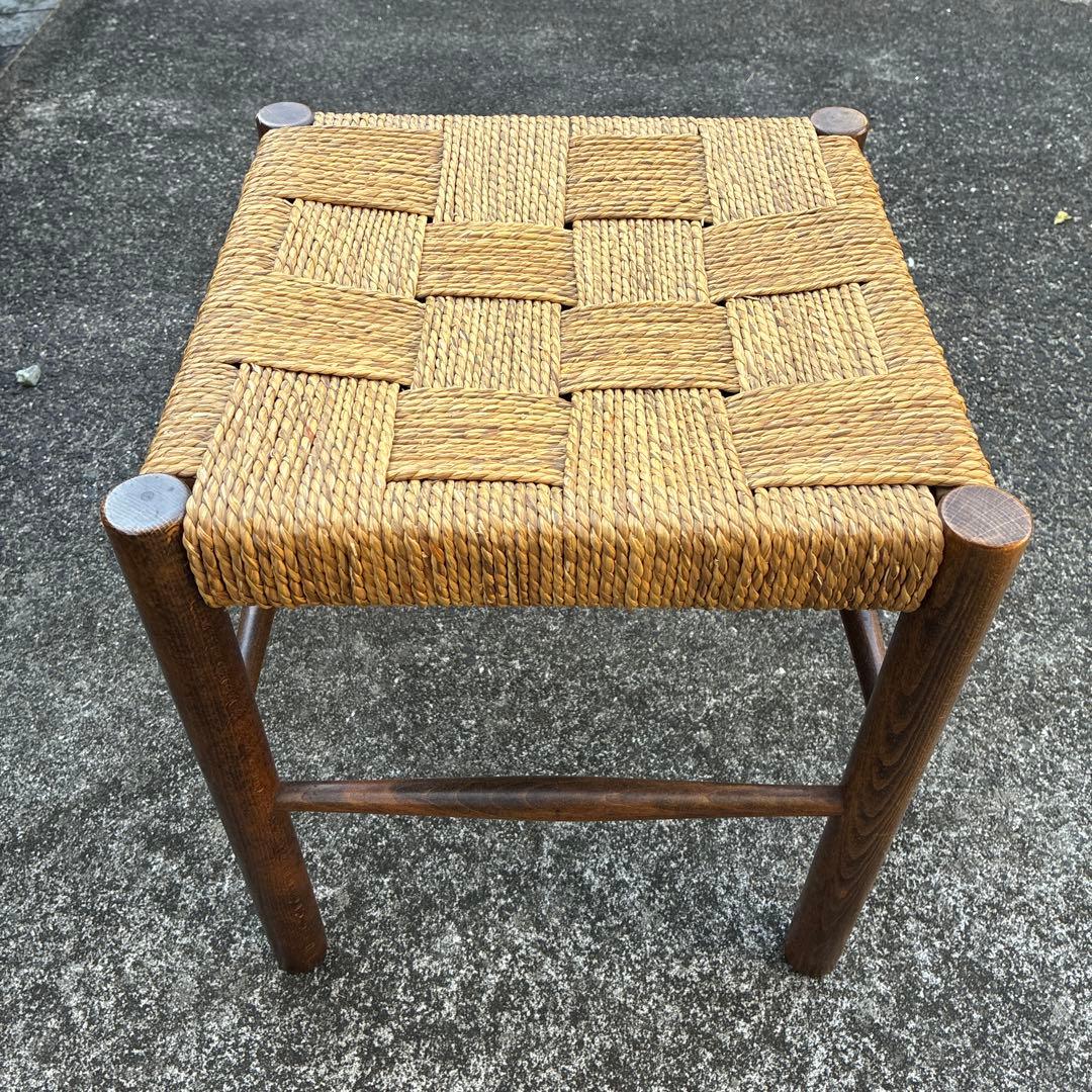 S*e様 飛騨産業 キツツキ ペーパーコード スツール チェア 椅子 ビンテージ