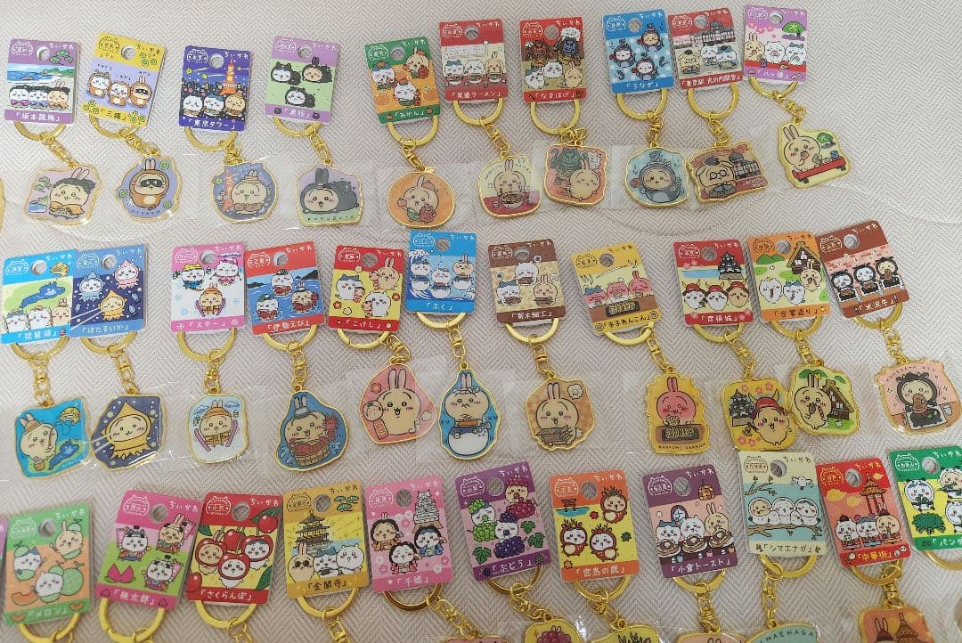 【89点セット】ご当地 ちいかわ ダイカットキーホルダー キーホルダー うさぎ