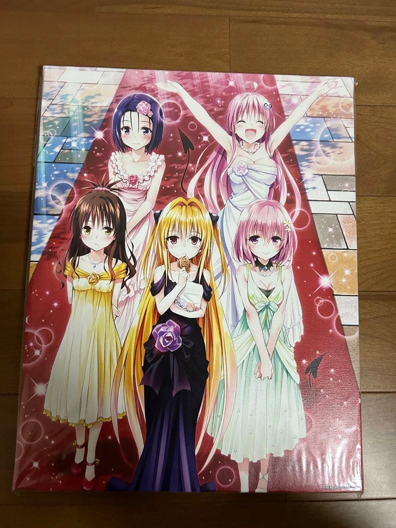 ToLOVEる展　キャンバスアート　春菜・ララ・モモ・ヤミ・美柑