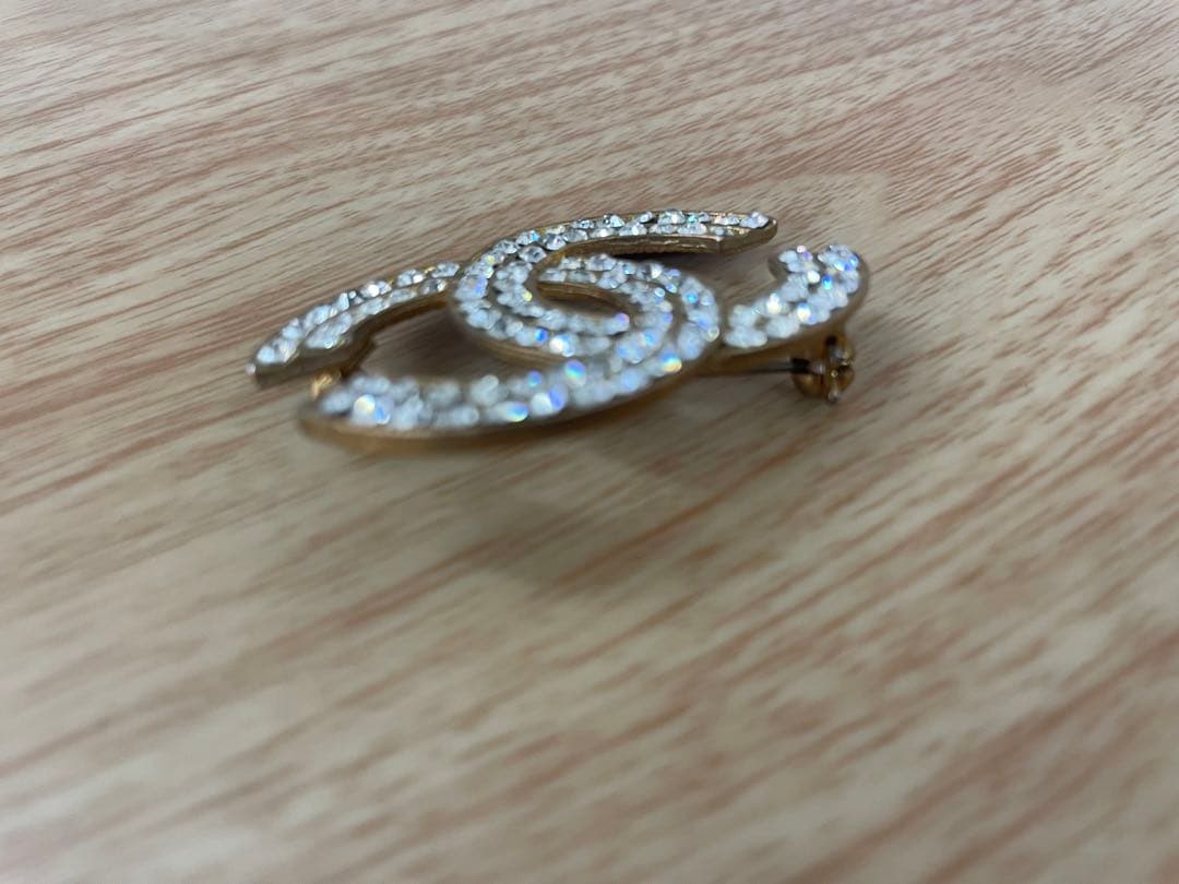 CHANEL シャネル　ブローチ　ラインストーン　ヴィンテージ