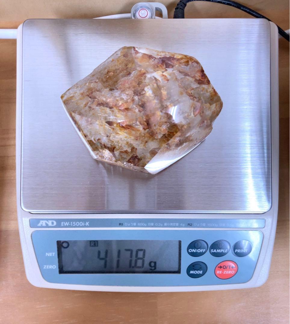 天然パワーストーン・虹色結晶入りガーデンクォーツ原石