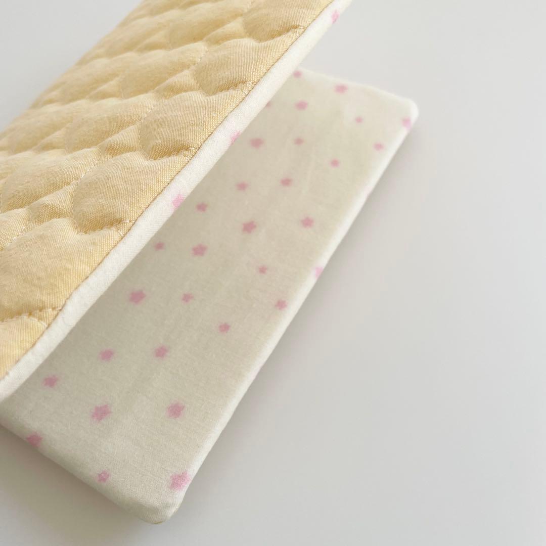 つばき　韓国　バインダー　カバー　貯金　現金管理　ハート　黄色　イエロー