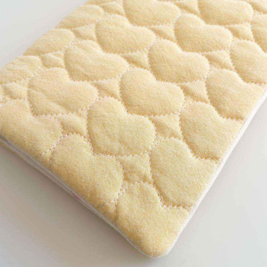 つばき　韓国　バインダー　カバー　貯金　現金管理　ハート　黄色　イエロー