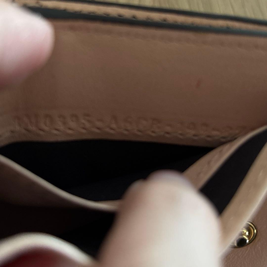 FENDI 三つ折り財布 黒/ピンク