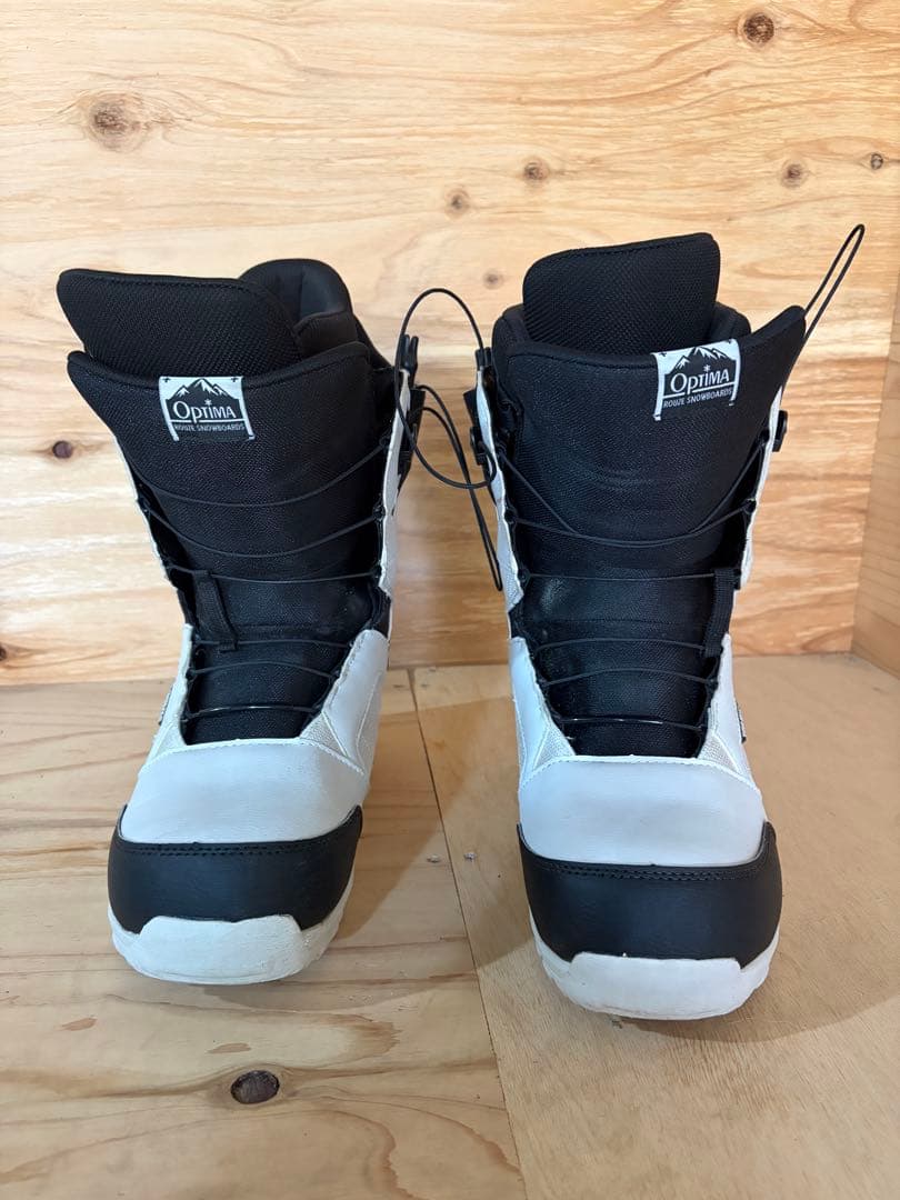 Optima スノーボードブーツ 男性用 ホワイト/ブラック