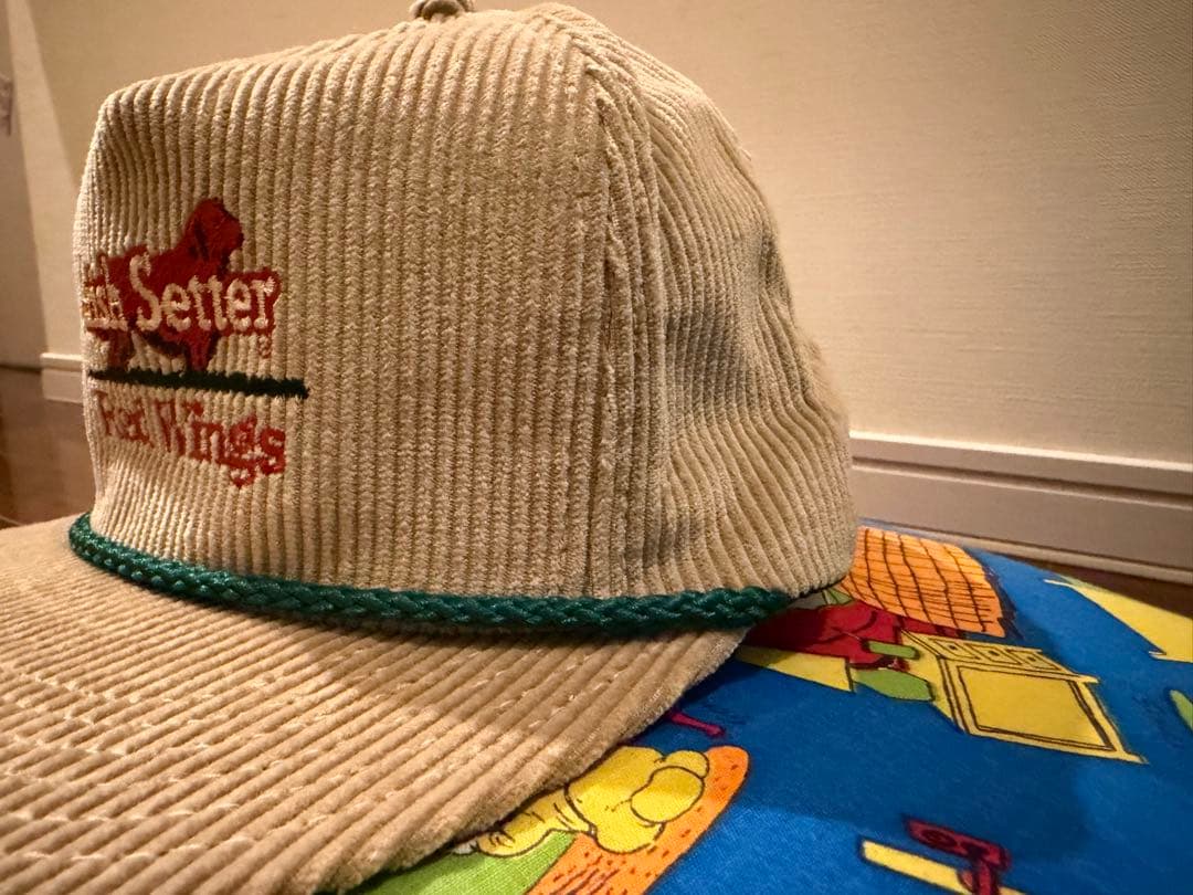 レッドウイングREDWINGアイリッシュセッターキャップUSA製コーデュロイ帽子