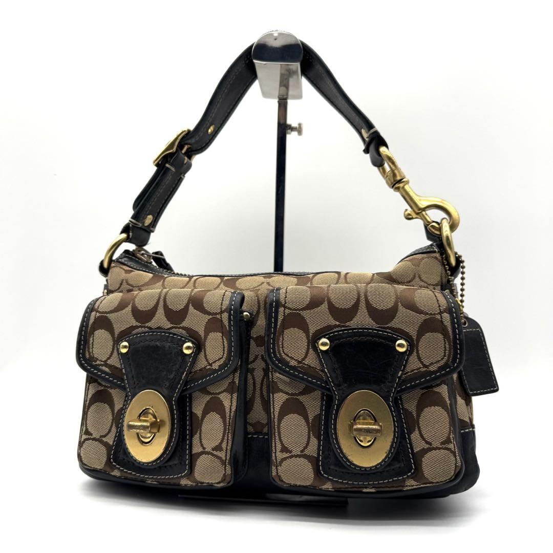 バッグ COACH Turn Lock Legacy Shoulder Bag Y2K
