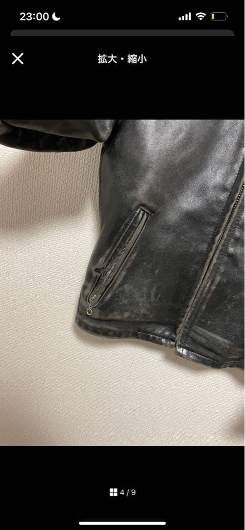 Schott USA製 シングルライダース レザージャケット 90s 00s