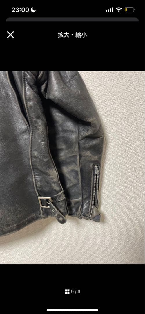 Schott USA製 シングルライダース レザージャケット 90s 00s