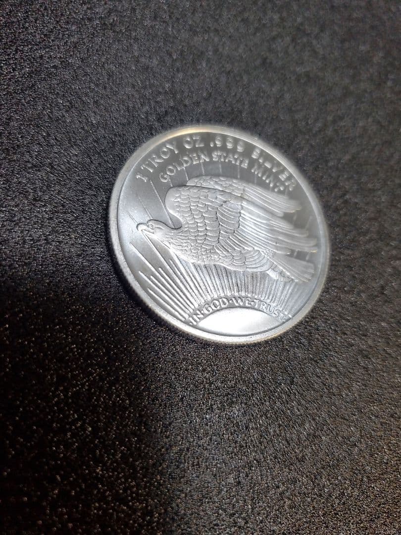 メ*り様 「セント•ゴーデンス」純銀1オンスメダル