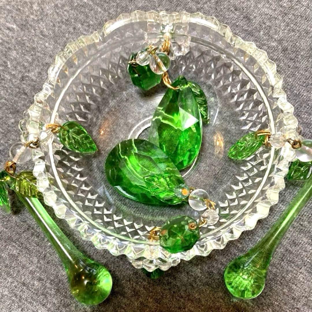 （専用）ミニシャンデリア（植物）1920年　フランス　イギリスランプスタンド